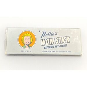 NEW Nellie's Wow Stick Stain Remover 2.7 oz Leaping Bunny Certified New & Sealed